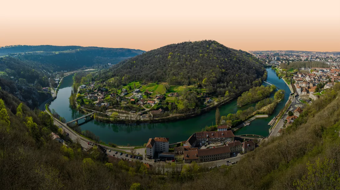Vue sur Besan&ccedil;on